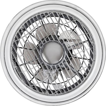 Rabalux - LED-himmennettävä kattovalaisin tuulettimella LED / 30W / 230V + RC