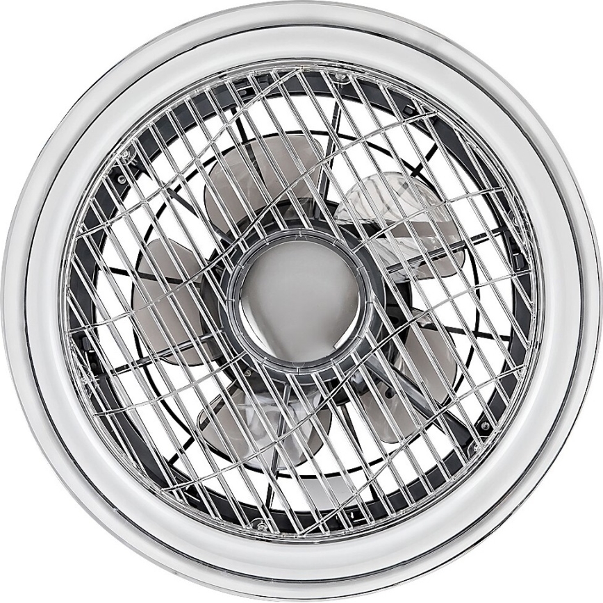 Rabalux - LED-himmennettävä kattovalaisin tuulettimella LED / 30W / 230V + RC