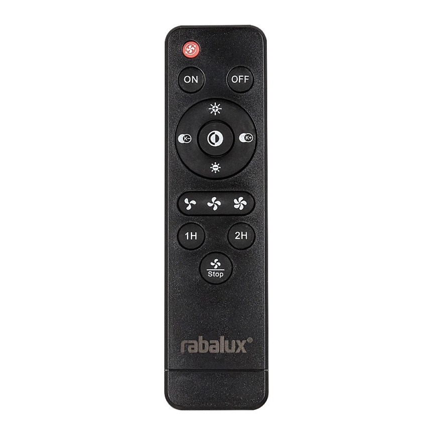 Rabalux - LED-himmennettävä kattovalaisin tuulettimella LED / 30W / 230V + RC