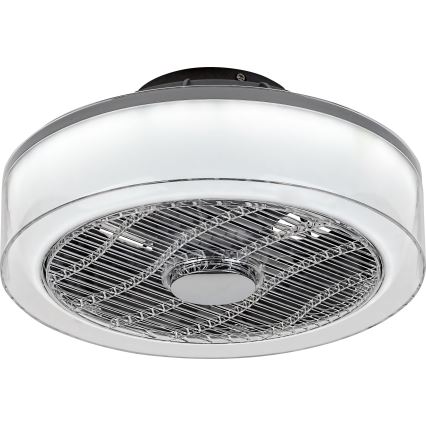 Rabalux - LED-himmennettävä kattovalaisin tuulettimella LED / 30W / 230V + RC