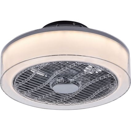 Rabalux - LED-himmennettävä kattovalaisin tuulettimella LED / 30W / 230V + RC