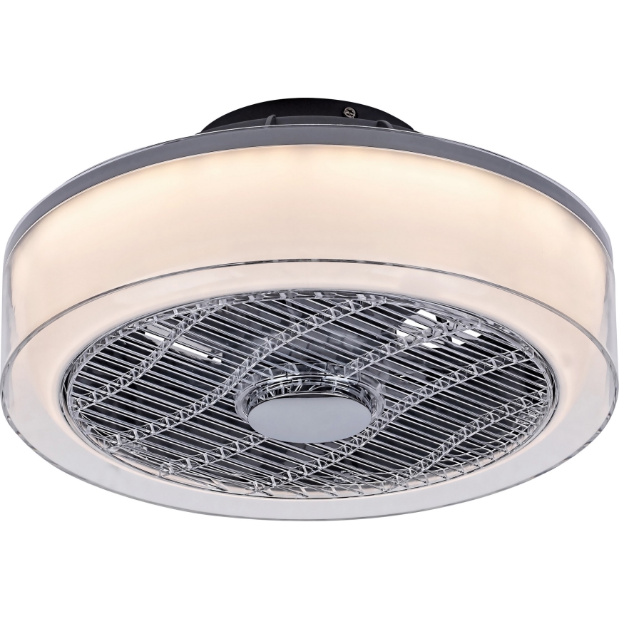 Rabalux - LED-himmennettävä kattovalaisin tuulettimella LED / 30W / 230V + RC