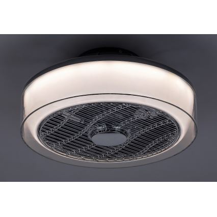 Rabalux - LED-himmennettävä kattovalaisin tuulettimella LED / 30W / 230V + RC