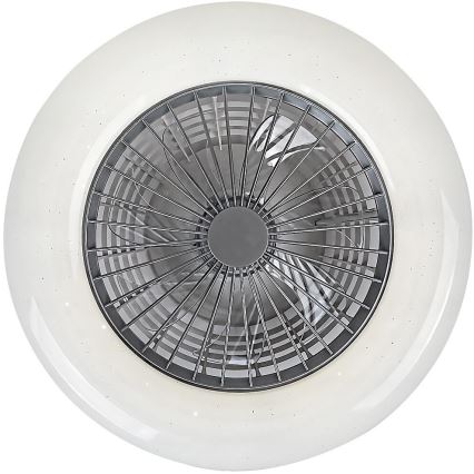 Rabalux - LED-himmennettävä kattovalaisin tuulettimella LED/30W/230V + RC
