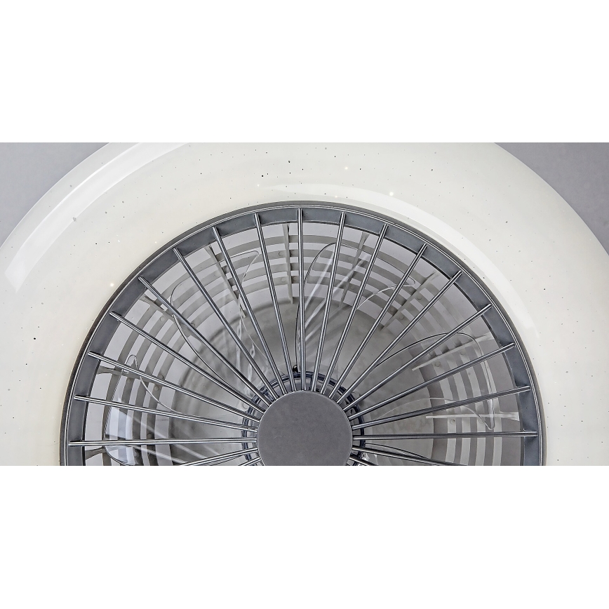 Rabalux - LED-himmennettävä kattovalaisin tuulettimella LED/30W/230V + RC