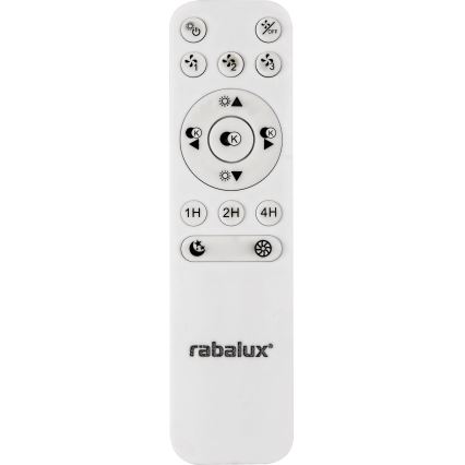 Rabalux - LED-himmennettävä kattovalaisin tuulettimella LED/40W/230V + RC