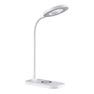 Rabalux - LED Himmennettävä kosketuspöytävalaisin langattomalla latauksella LED/5W/5V 2700-6000K valkoinen