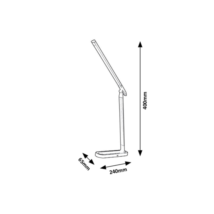 Rabalux - LED-himmennettävä kosketuspöytävalaisin LED / 7W / 230V valkoinen