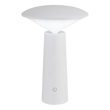Rabalux - LED Himmennettävä ladattava kosketuspöytävalaisin POLPERRO LED/3W/3,7V 1200mAh valkoinen