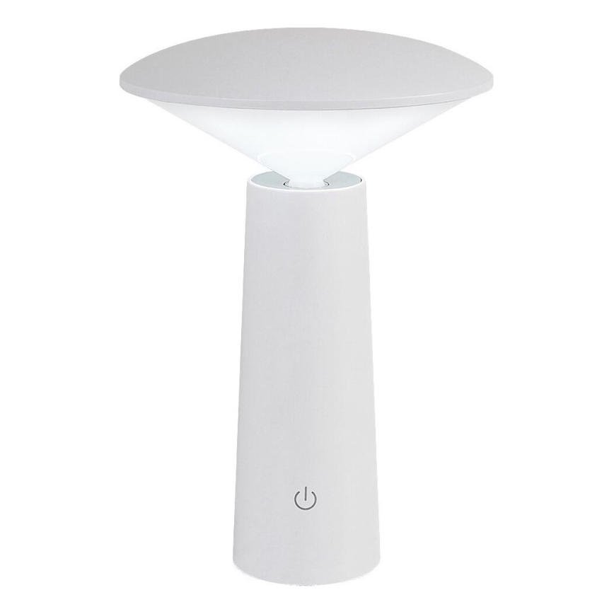 Rabalux - LED Himmennettävä ladattava kosketuspöytävalaisin POLPERRO LED/3W/3,7V 1200mAh valkoinen