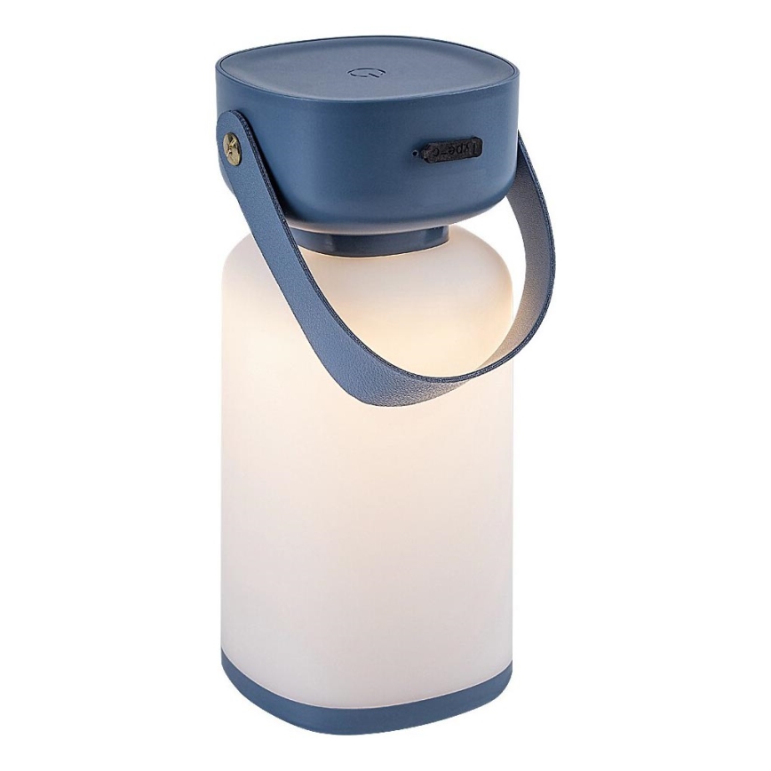 Rabalux - LED Himmennettävä ladattava ulkopöytävalaisin LED/3W/5V IP44 sininen