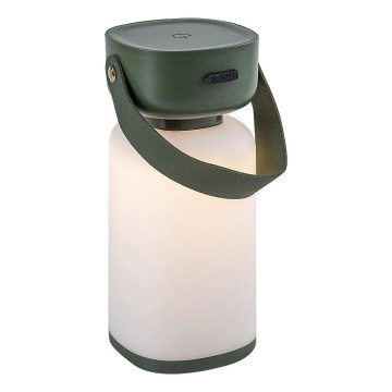 Rabalux - LED Himmennettävä ladattava ulkopöytävalaisin LED/3W/5V IP44 vihreä