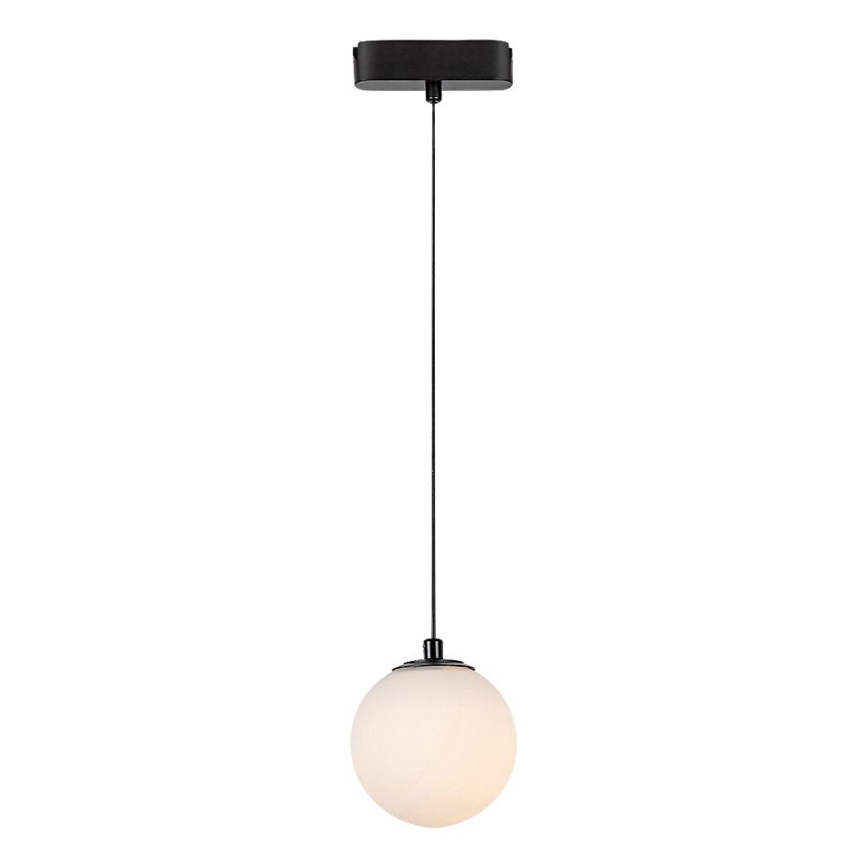Rabalux - LED-kattokruunu johdossa 1-vaiheiselle kiskojärjestelmälle LED/5W/24V 3000K musta