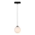 Rabalux - LED-kattokruunu johdossa 1-vaiheiselle kiskojärjestelmälle LED/5W/24V 3000K musta