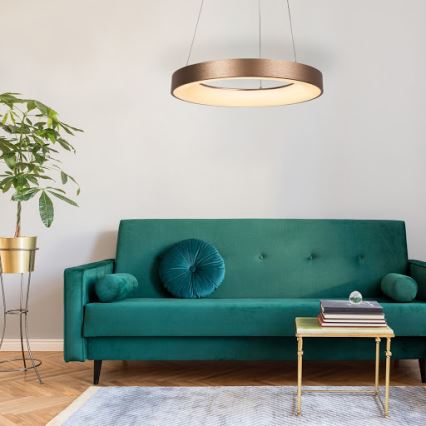Rabalux - LED-kattokruunu johdossa CARMELLA LED/80W/230V halkaisija 80 cm
