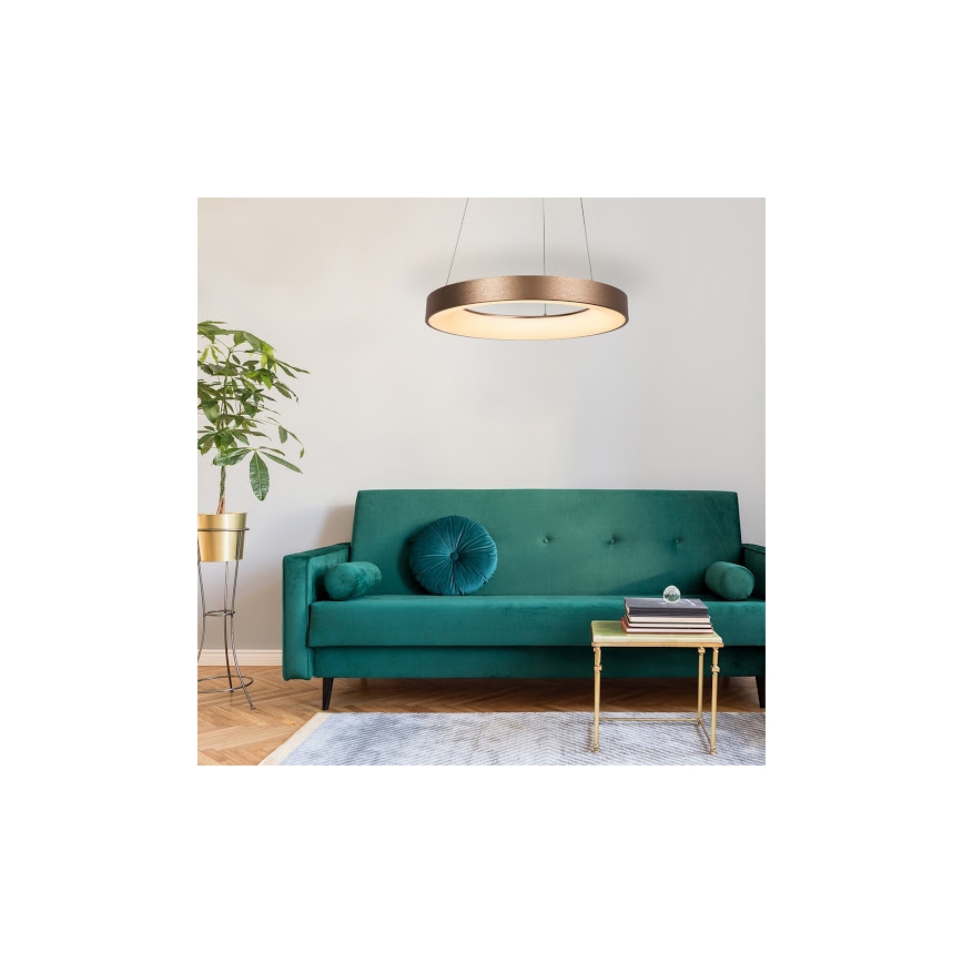 Rabalux - LED-kattokruunu johdossa CARMELLA LED/80W/230V halkaisija 80 cm