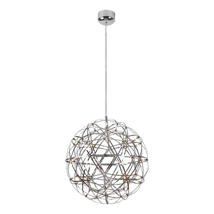 Rabalux - LED-kattokruunu johdossa LED/16W/230V 3000K kiiltävä kromi