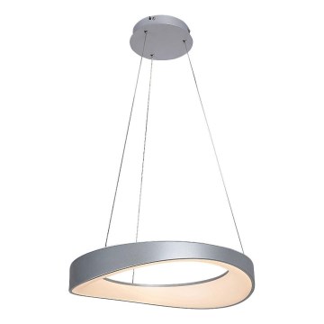 Rabalux - LED-kattokruunu johdossa LED/56W/230V 3000K hopea
