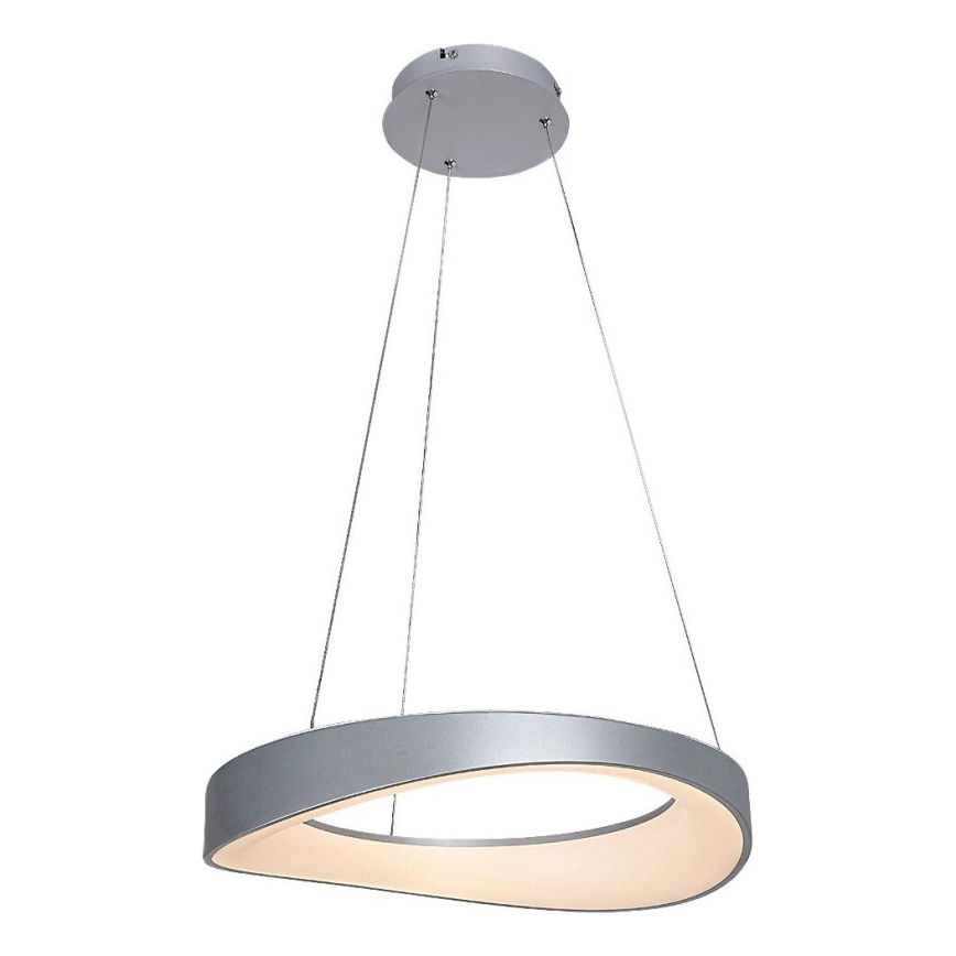 Rabalux - LED-kattokruunu johdossa LED/56W/230V 3000K hopea