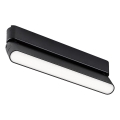 Rabalux - LED Kattovalaisin 1-vaihekiskoon LED/12W/230V 4000K 22 cm musta