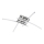 Rabalux - LED-kattovalaisin 4xLED/6W