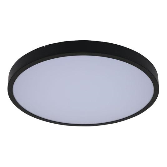 Rabalux - LED-kattovalaisin kylpyhuoneeseen LED/18W/230V 3000/4000/6000K IP44 halkaisija 30,5 cm musta