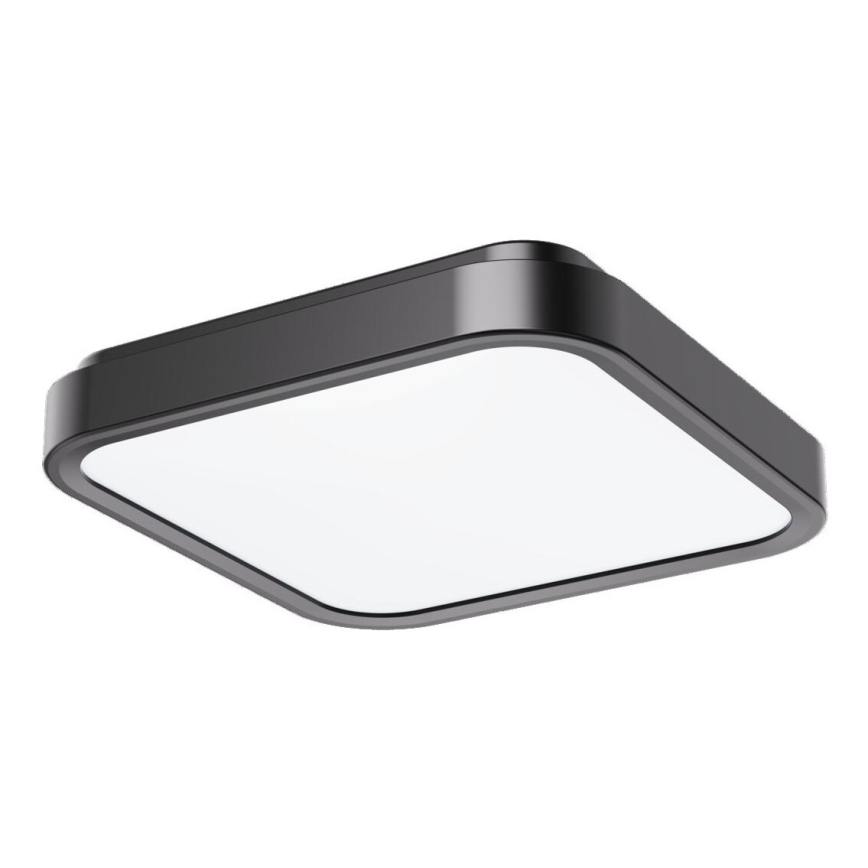 Rabalux - LED-kattovalaisin kylpyhuoneeseen LED/18W/230V IP44 4000K 25x25 cm musta