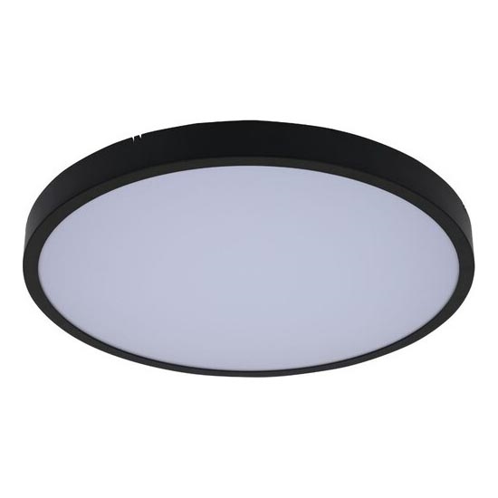 Rabalux - LED-kattovalaisin kylpyhuoneeseen LED/24W/230V 3000/4000/6000K IP44 halkaisija 35,5 cm musta