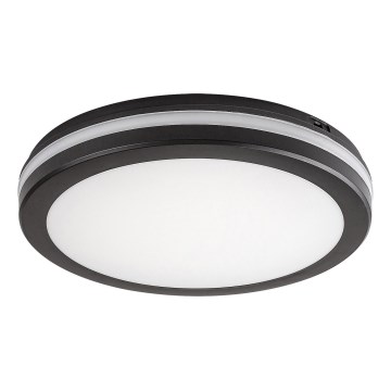 Rabalux - LED-kattovalaisin kylpyhuoneeseen LED/28W/230V 3000/4000/6500K IP54 musta