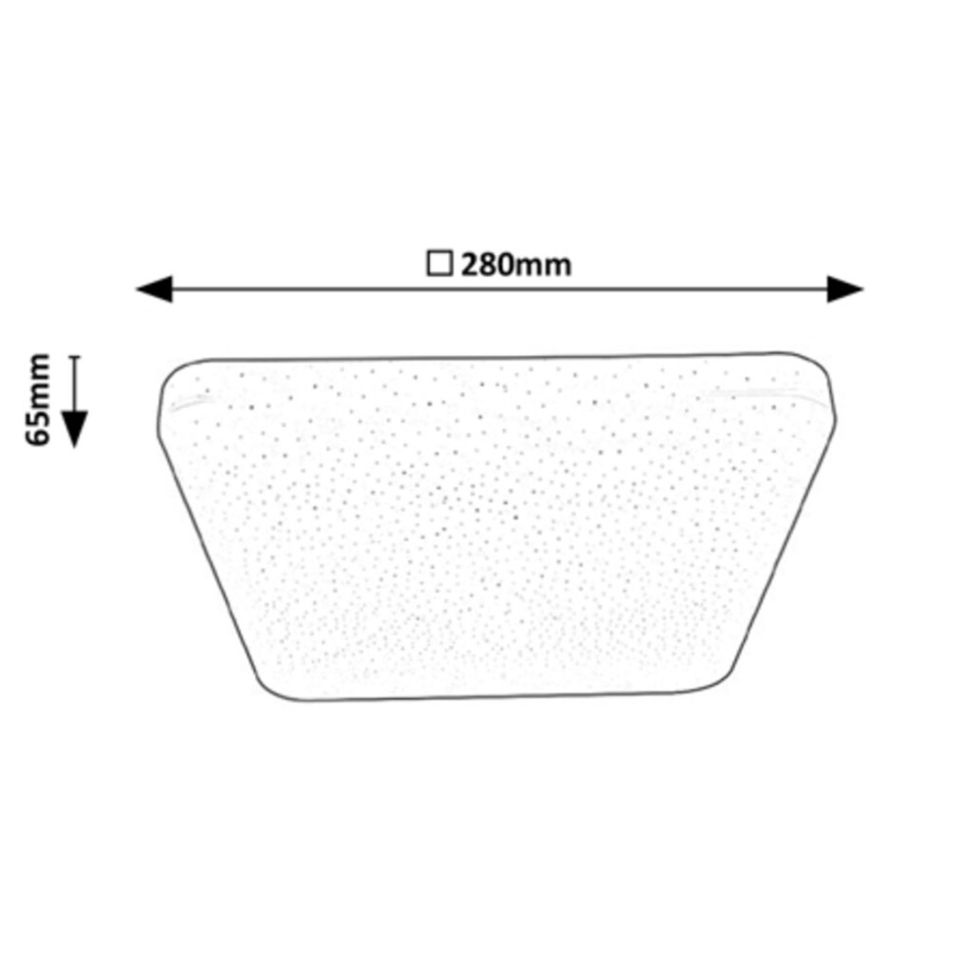 Rabalux - LED-kattovalaisin LED / 12W / 230V
