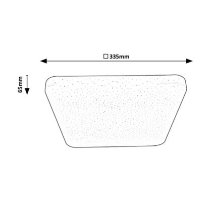 Rabalux - LED-kattovalaisin LED / 18W / 230V
