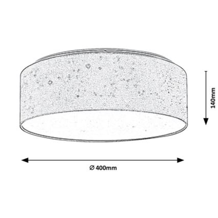 Rabalux - LED-kattovalaisin LED / 22W / 230V kerma