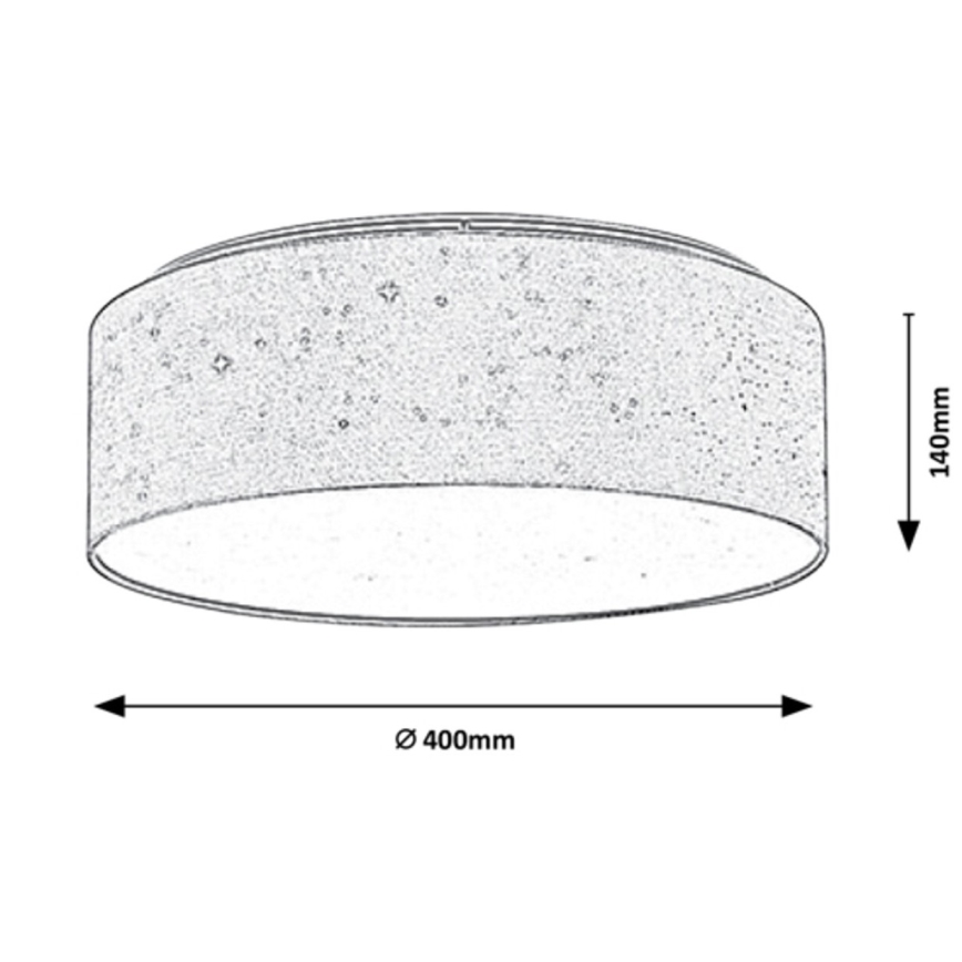 Rabalux - LED-kattovalaisin LED / 22W / 230V kerma
