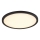 Rabalux - LED-kattovalaisin LED/36W/230V 3000/4000/6000K halkaisija 40 cm musta