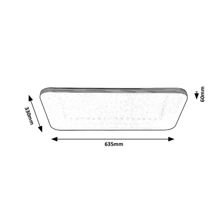 Rabalux - LED-kattovalaisin LED / 36W / 230V