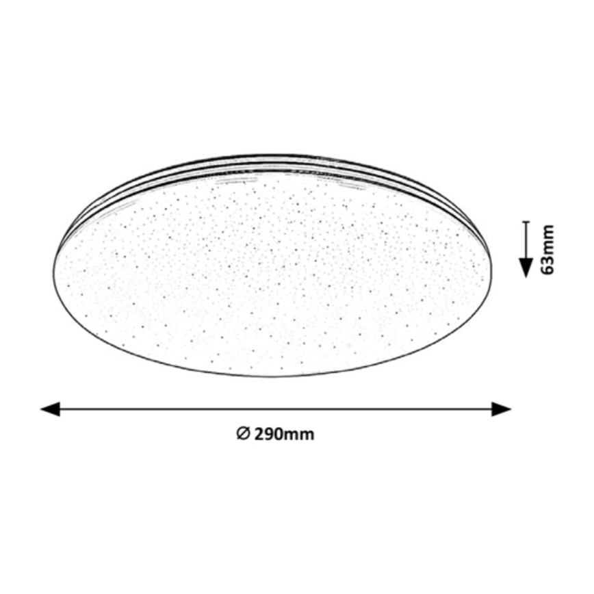 Rabalux - LED-kylpyhuoneen kattovalaisin LED / 20W / 230V IP44