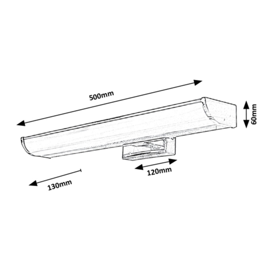 Rabalux - LED Kylpyhuoneen peilinvalaisin LED/7,5W/230V IP44