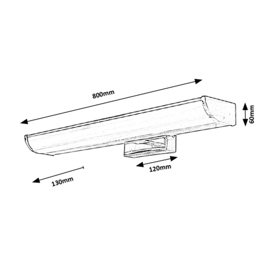 Rabalux - LED Kylpyhuoneen seinävalaisin LED/13,5W/230V IP44