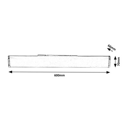 Rabalux - LED Kylpyhuoneen seinävalaisin LED/14W/230V IP44