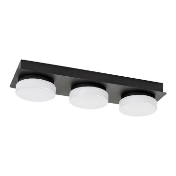 Rabalux - LED-kylpyhuonekattovalaisin 3xLED/6W/230V IP44 musta