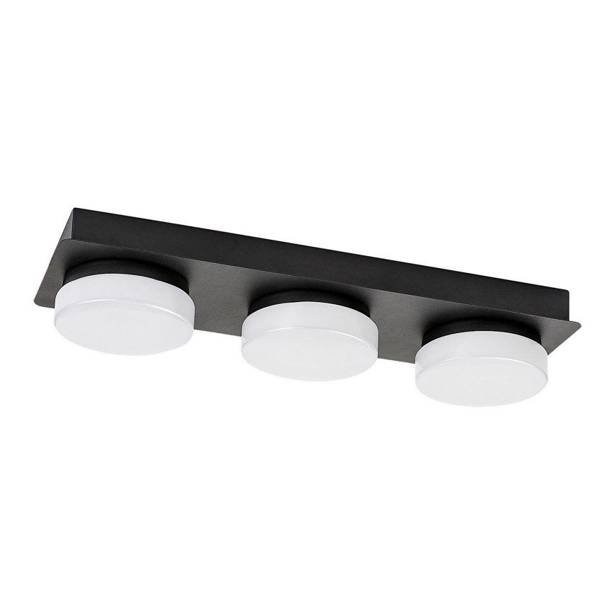 Rabalux - LED-kylpyhuonekattovalaisin 3xLED/6W/230V IP44 musta