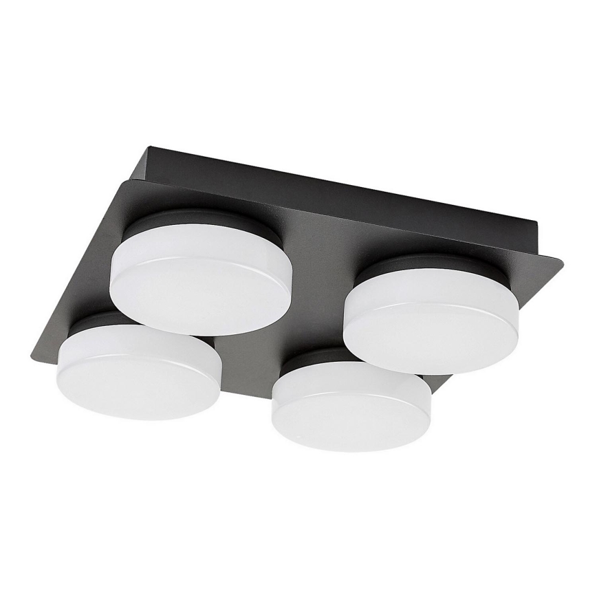 Rabalux - LED-kylpyhuonekattovalaisin 4xLED/5,2W/230V IP44 musta
