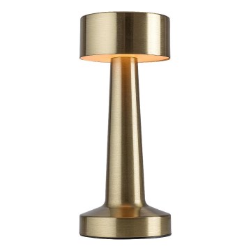 Rabalux - LED Ladattava kosketus pöytävalaisin LED/2,7W/5V 1200mAh 3000/4000/6000K kulta