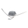 Rabalux - LED pinta-asennettava kattokruunu 3xLED/22W/230V4000K
