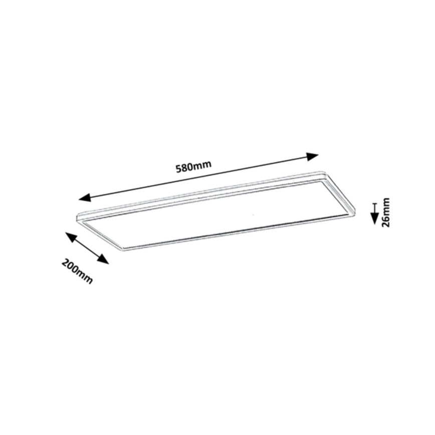 Rabalux - LED Pinta-asennettava paneeli LED / 22W / 230V