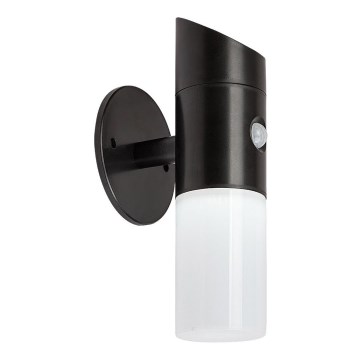 Rabalux - LED RGB aurinkokäyttöinen seinävalaisin sensorilla LED/1W/3,7V IP44 musta 1200 mAh