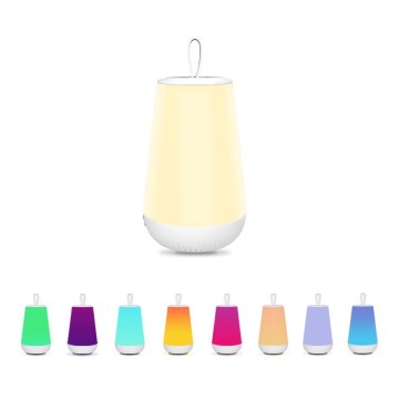 Rabalux - LED RGB Himmennettävä ja ladattava pöytälamppu LED/2W/5V 3000K 1800 mAh