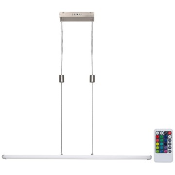 Rabalux - LED RGB Himmennettävä kattokruunu johdossa LED/24W/230V Wi-Fi Tuya + kauko-ohjaus