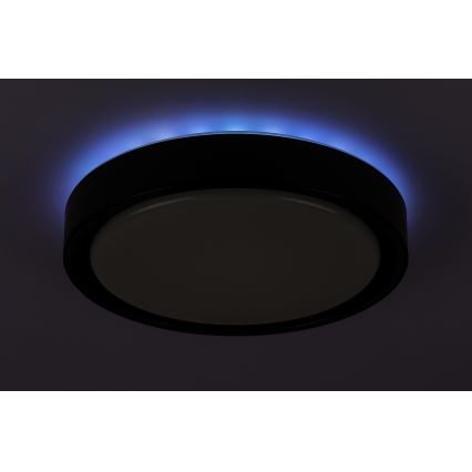 Rabalux - LED RGB himmennettävä kattovalaisin anturilla LED/28W/230V 2700-5000K halkaisija 36 cm + kaukosäädin