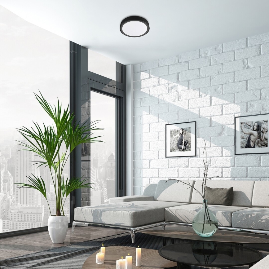 Rabalux - LED RGB himmennettävä kattovalaisin anturilla LED/28W/230V 2700-5000K halkaisija 36 cm + kaukosäädin